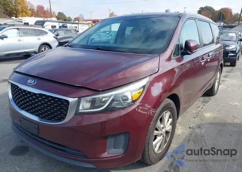 2015 Kia Sedona Lx from USA, damaged, VIN KNDMB5C15F6024118